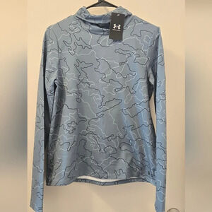 Under Armour ColdWeather Funnel Neck Camo Green Womens